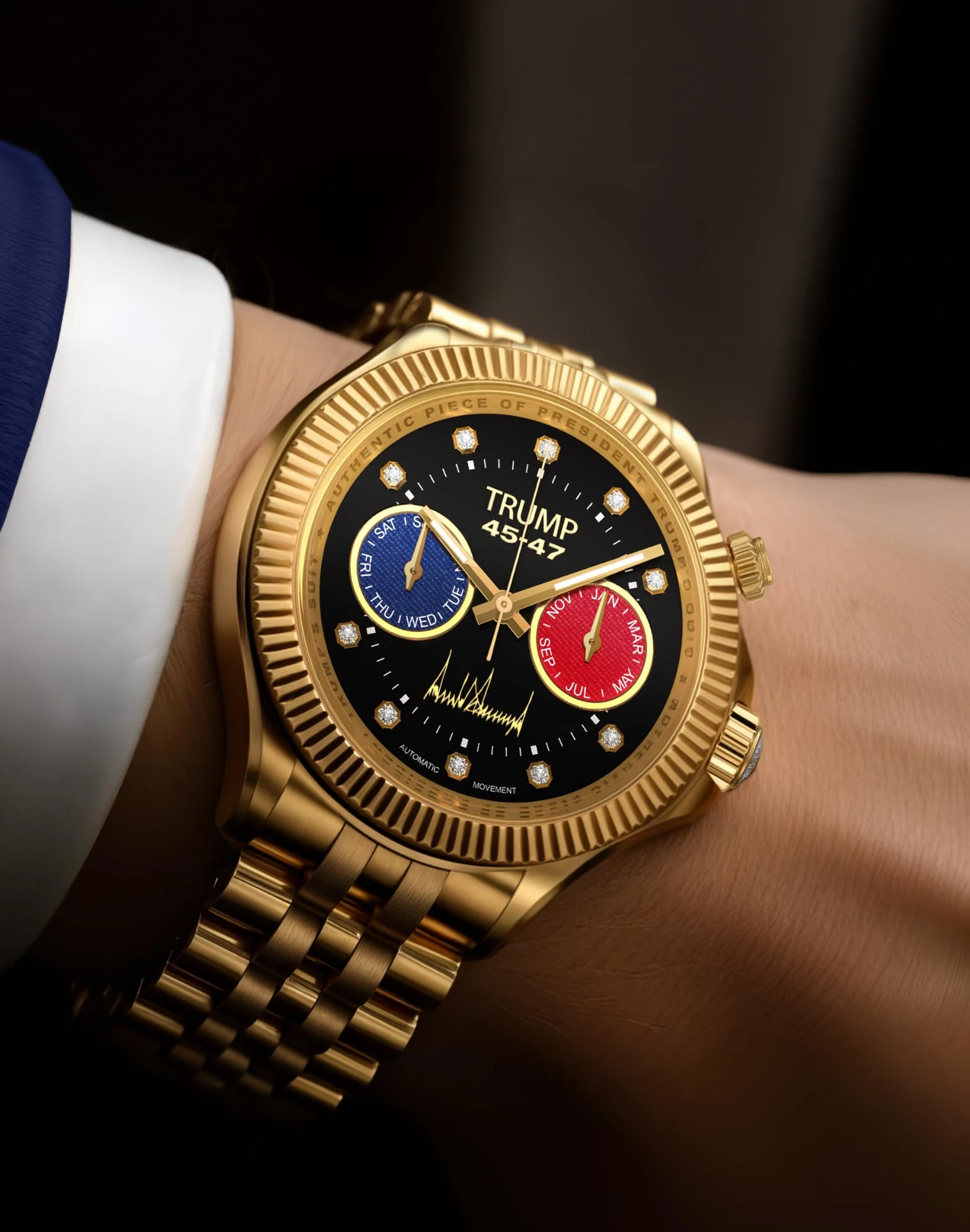 Mugshot Suit and Tie Collectible Watch - Image 6